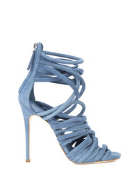 hellblaue Leder Sandaletten von Giuseppe Zanotti Design