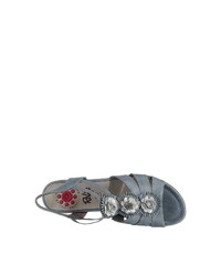 hellblaue Leder Sandaletten von Relife
