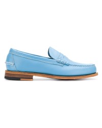 hellblaue Leder Slipper von Sebago