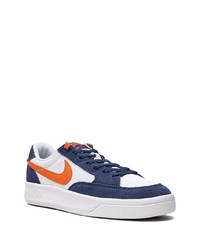 hellblaue Leder Sportschuhe von Nike