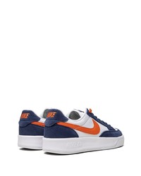 hellblaue Leder Sportschuhe von Nike