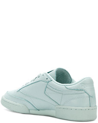 hellblaue Leder Turnschuhe von Reebok