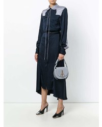 hellblaue Leder Umhängetasche von Nina Ricci