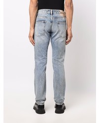 hellblaue Lederjeans von Just Cavalli