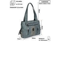 hellblaue Ledertaschen von EAAKIE