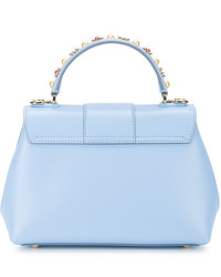 hellblaue Ledertaschen von Dolce & Gabbana