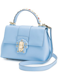 hellblaue Ledertaschen von Dolce & Gabbana