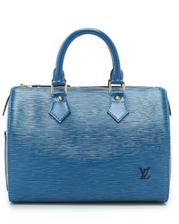 hellblaue Ledertaschen von Louis Vuitton