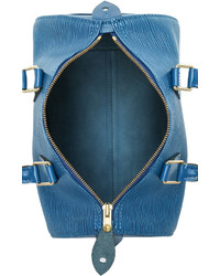 hellblaue Ledertaschen von Louis Vuitton