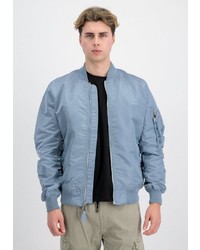 hellblaue leichte Bomberjacke von Alpha Industries