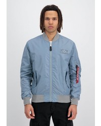 hellblaue leichte Bomberjacke von Alpha Industries