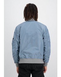 hellblaue leichte Bomberjacke von Alpha Industries