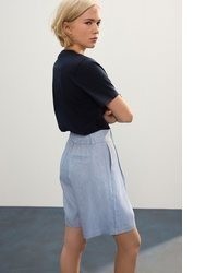 hellblaue Leinen Shorts von NEXT
