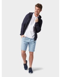 hellblaue Leinen Shorts von Tom Tailor