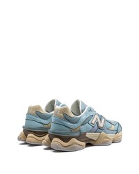 hellblaue niedrige Sneakers von New Balance