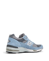 hellblaue niedrige Sneakers von New Balance