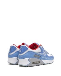 hellblaue niedrige Sneakers von Nike