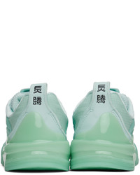 hellblaue niedrige Sneakers von Li-Ning