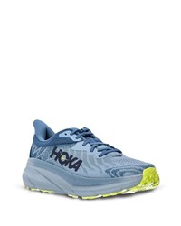 hellblaue niedrige Sneakers von Hoka One One