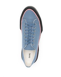 hellblaue niedrige Sneakers von Oamc