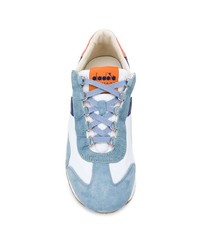 hellblaue niedrige Sneakers von Diadora