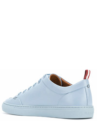 hellblaue niedrige Sneakers von Bally