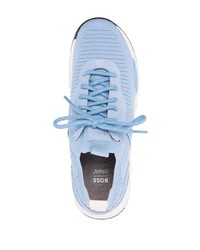 hellblaue niedrige Sneakers von BOSS