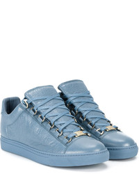 hellblaue niedrige Sneakers von Balenciaga