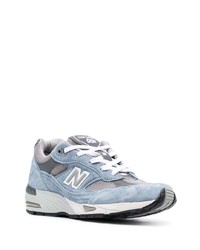 hellblaue niedrige Sneakers von New Balance