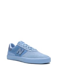 hellblaue niedrige Sneakers von New Balance