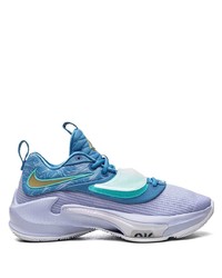 hellblaue niedrige Sneakers von Nike