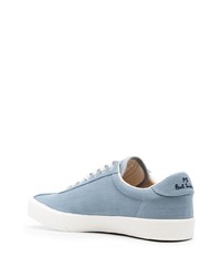 hellblaue niedrige Sneakers von PS Paul Smith