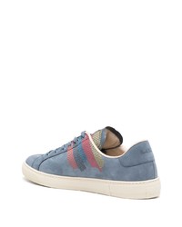 hellblaue niedrige Sneakers von Paul Smith