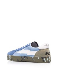 hellblaue niedrige Sneakers von SANYAKO