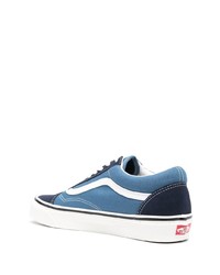 hellblaue niedrige Sneakers von Vans