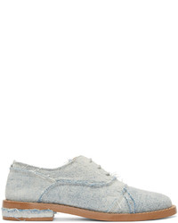 hellblaue Oxford Schuhe von MM6 MAISON MARGIELA