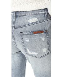 hellblaue Paillettenjeans von Sass & Bide