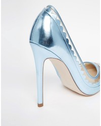 hellblaue Pumps von Asos