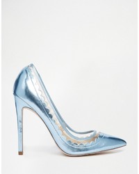 hellblaue Pumps von Asos