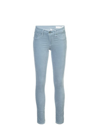 hellblaue enge Jeans aus Samt von rag & bone/JEAN
