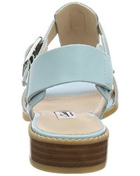 hellblaue Sandalen von Clarks