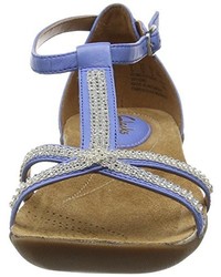 hellblaue Sandalen von Clarks