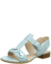 hellblaue Sandalen von Clarks