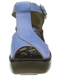 hellblaue Sandalen von Fly London