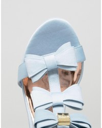 hellblaue Sandaletten von Ted Baker