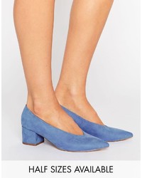 hellblaue Schuhe von Asos