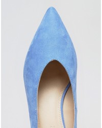 hellblaue Schuhe von Asos