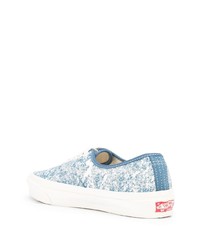 hellblaue Segeltuch niedrige Sneakers von Vans