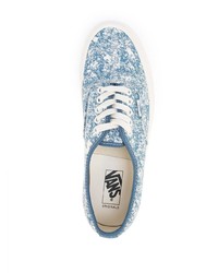 hellblaue Segeltuch niedrige Sneakers von Vans