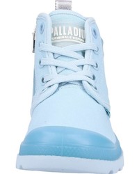 hellblaue Segeltuchfreizeitstiefel von Palladium